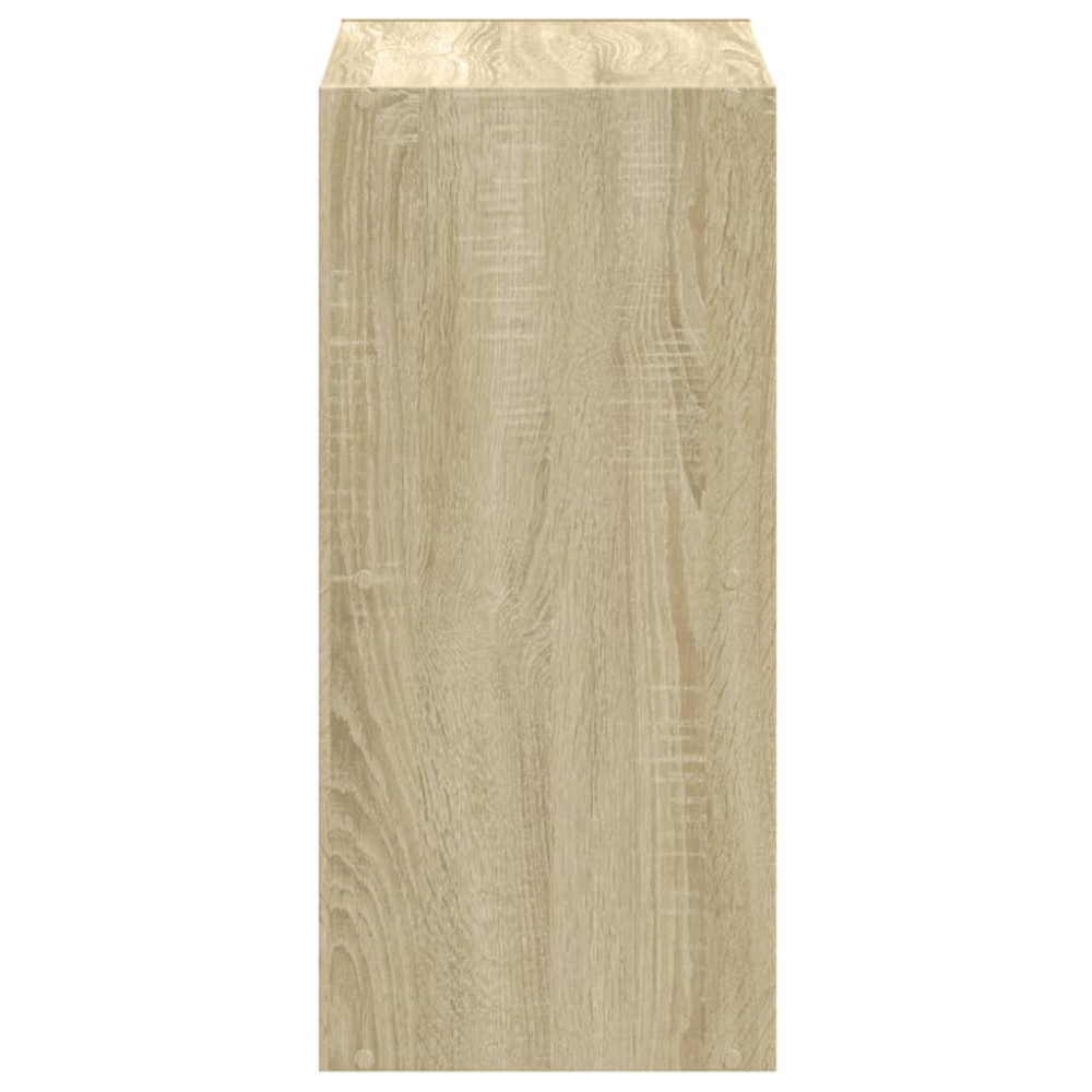 Produktbild för Bokhylla sonoma-ek 68,5x32x68,5 cm konstruerat trä