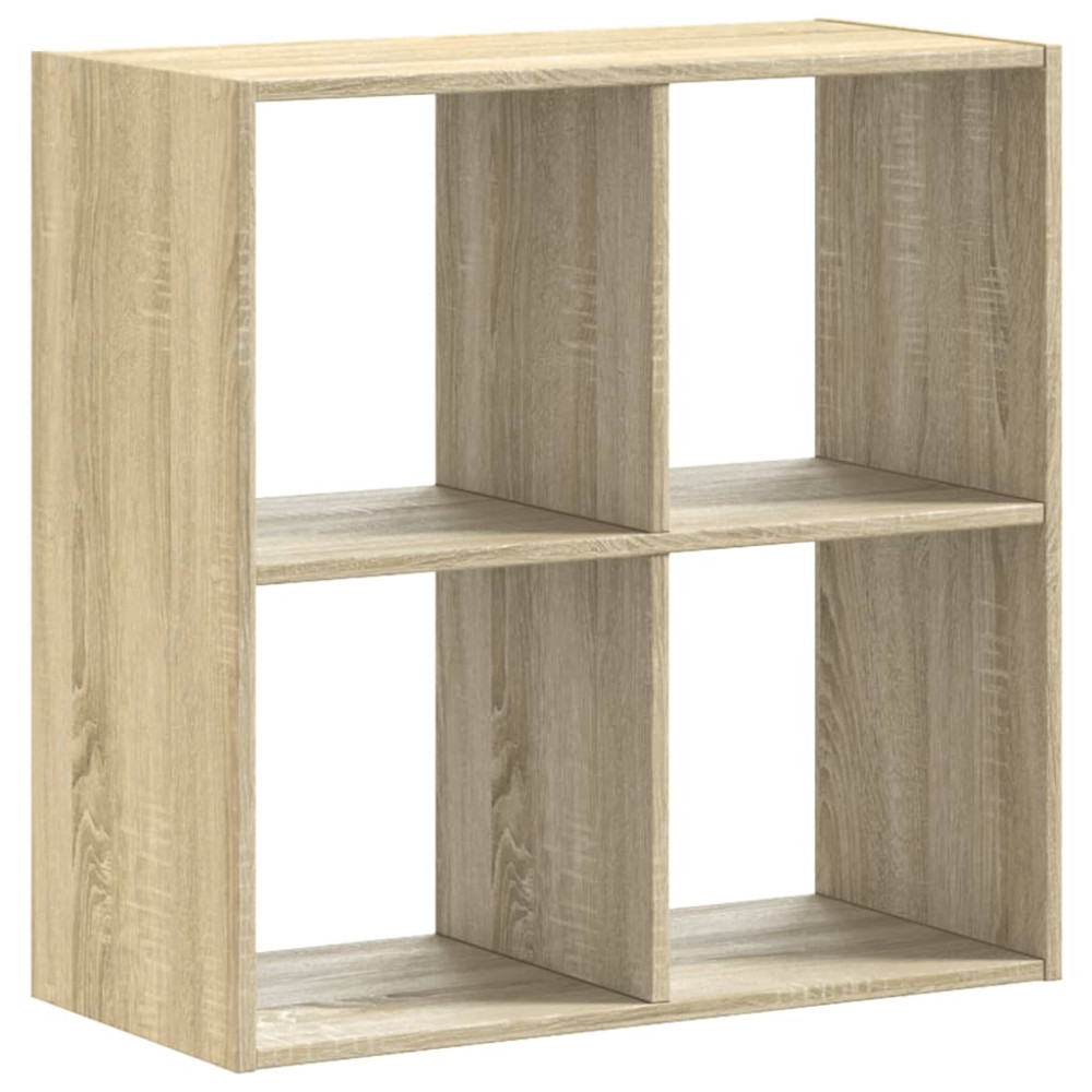 Produktbild för Bokhylla sonoma-ek 68,5x32x68,5 cm konstruerat trä
