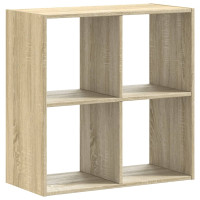 Produktbild för Bokhylla sonoma-ek 68,5x32x68,5 cm konstruerat trä