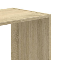 Produktbild för Bokhylla sonoma-ek 68,5x32x68,5 cm konstruerat trä