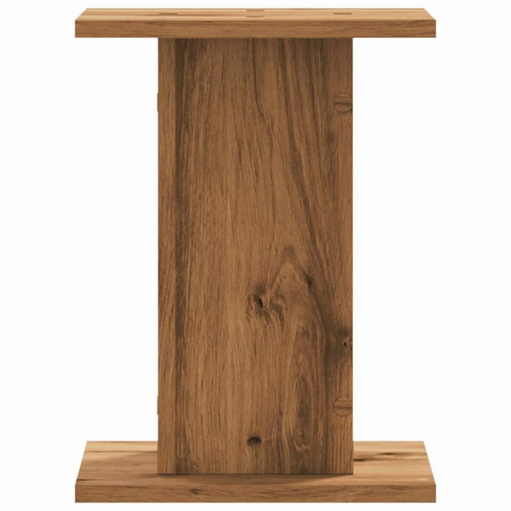 Produktbild för Högtalarställ 2 st ek 30x30x40 cm konstruerat trä
