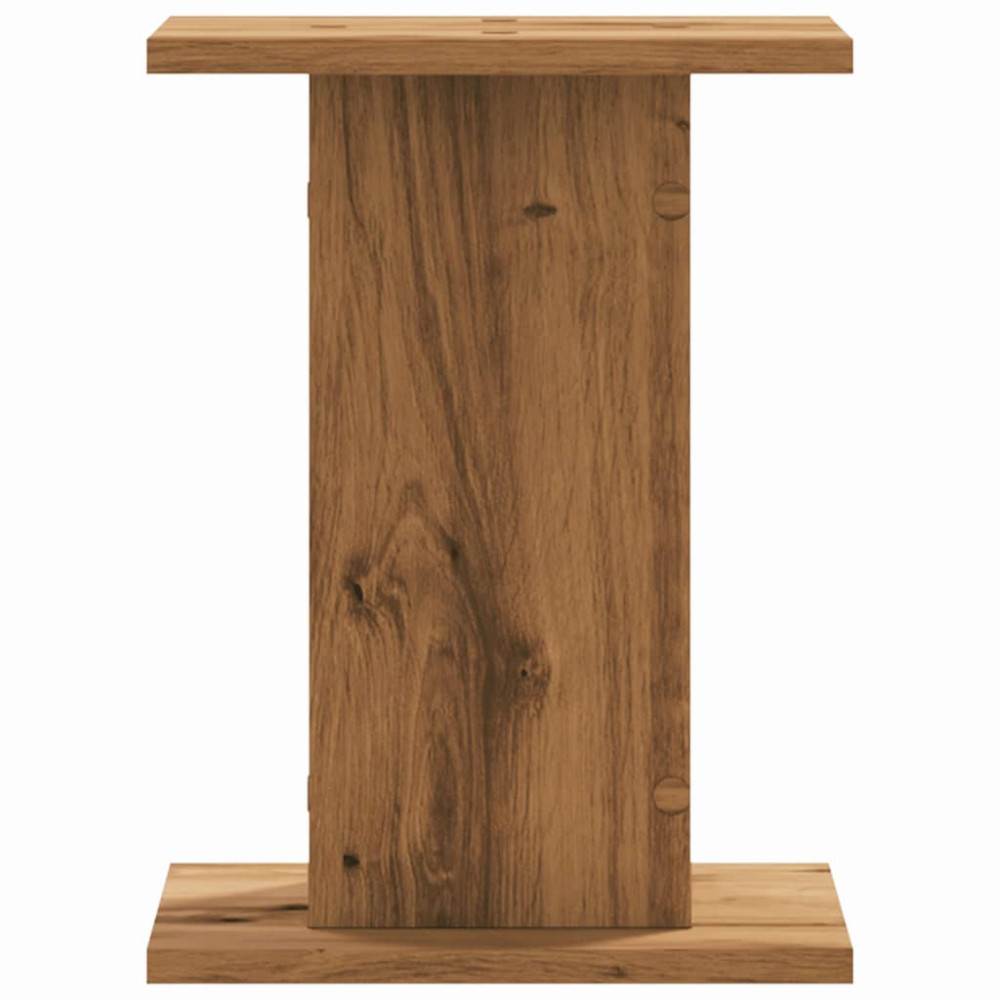 Produktbild för Högtalarställ 2 st ek 30x30x40 cm konstruerat trä