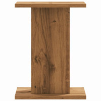 Produktbild för Högtalarställ 2 st ek 30x30x40 cm konstruerat trä