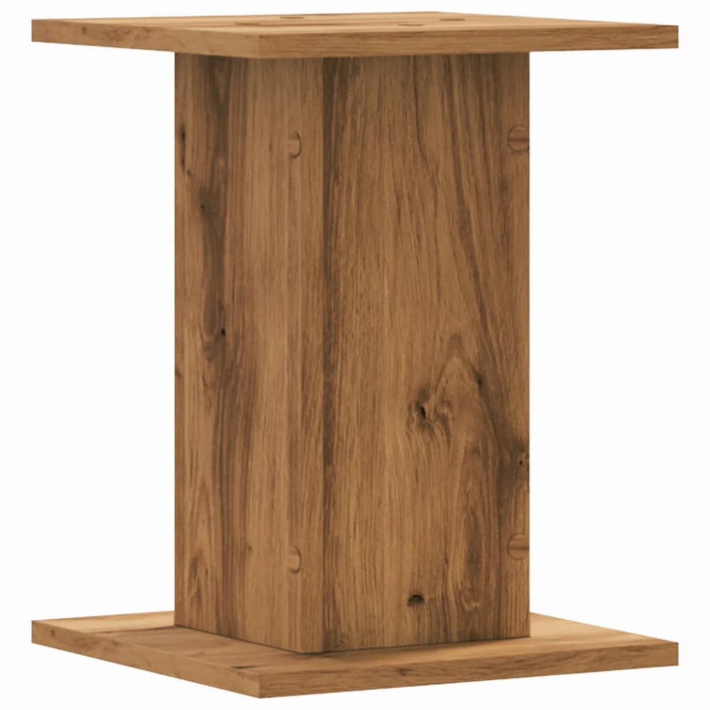 Produktbild för Högtalarställ 2 st ek 30x30x40 cm konstruerat trä