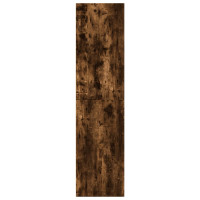 Produktbild för Garderob rökfärgad ek 80x50x200 cm konstruerat trä