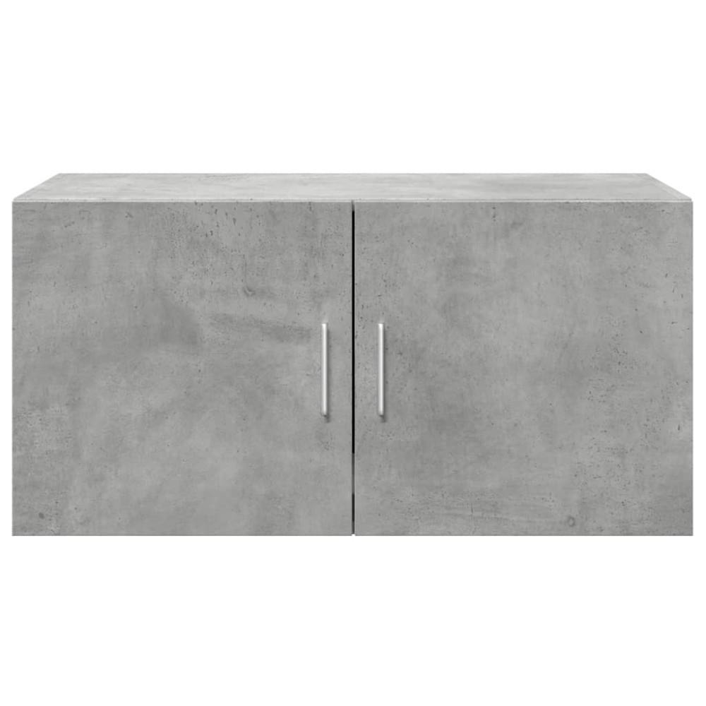 Produktbild för Väggskåp betonggrå 80x42,5x40 cm konstruerat trä