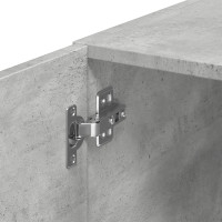 Produktbild för Väggskåp betonggrå 80x42,5x40 cm konstruerat trä