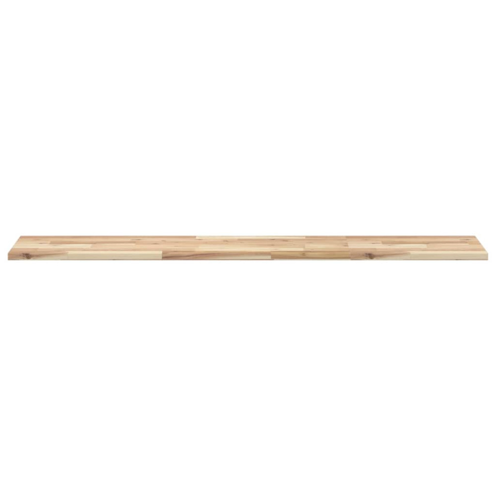 Produktbild för Svävande hyllor 4 st 140x30x2 cm obehandlat massivt akaciaträ