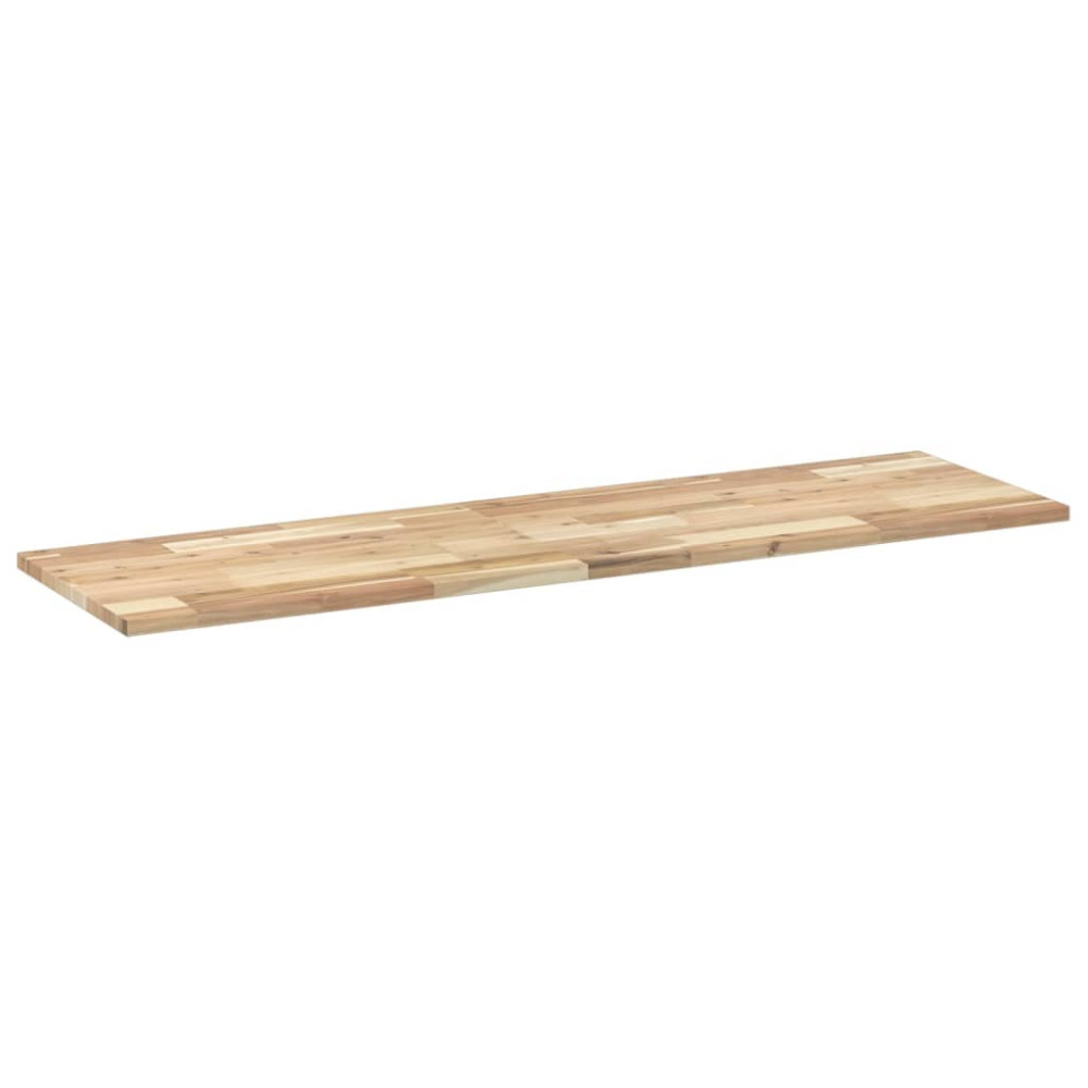 Produktbild för Svävande hyllor 4 st 160x40x2 cm obehandlat massivt akaciaträ