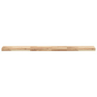 Produktbild för Svävande hyllor 4 st 160x20x4 cm obehandlat massivt akaciaträ