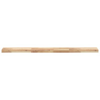 Produktbild för Svävande hyllor 2 st 160x20x4 cm obehandlat massivt akaciaträ