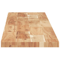 Produktbild för Svävande hylla 120x20x2 cm behandlat massivt akaciaträ