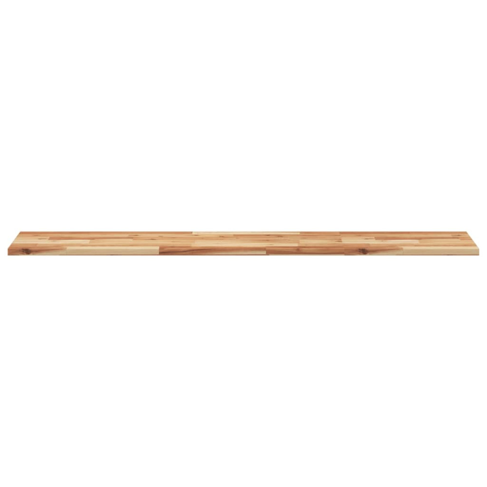 Produktbild för Svävande hylla 120x30x2 cm behandlat massivt akaciaträ