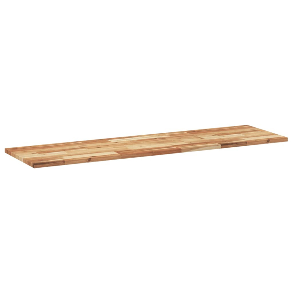 Produktbild för Svävande hyllor 2 st 160x40x2 cm behandlat massivt akaciaträ