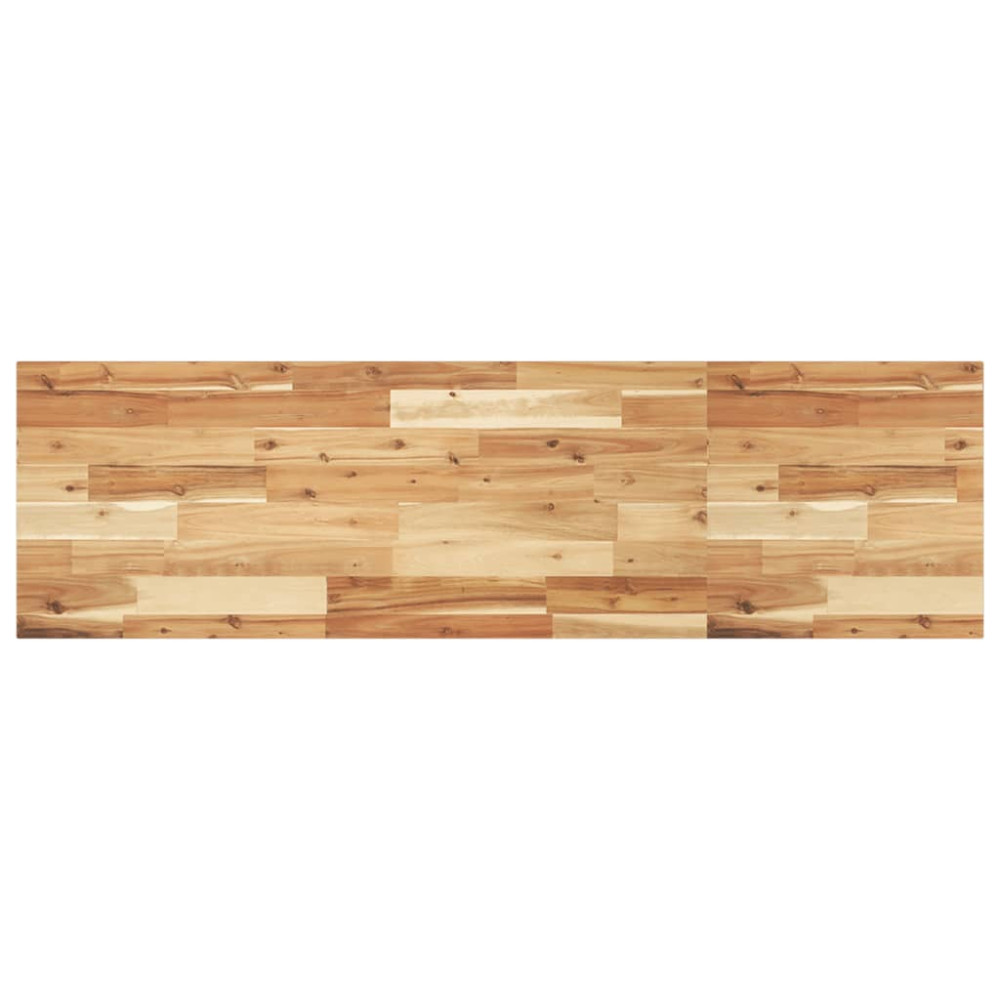 Produktbild för Svävande hyllor 2 st 120x40x2 cm behandlat massivt akaciaträ