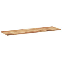 Produktbild för Svävande hyllor 4 st 120x40x2 cm behandlat massivt akaciaträ