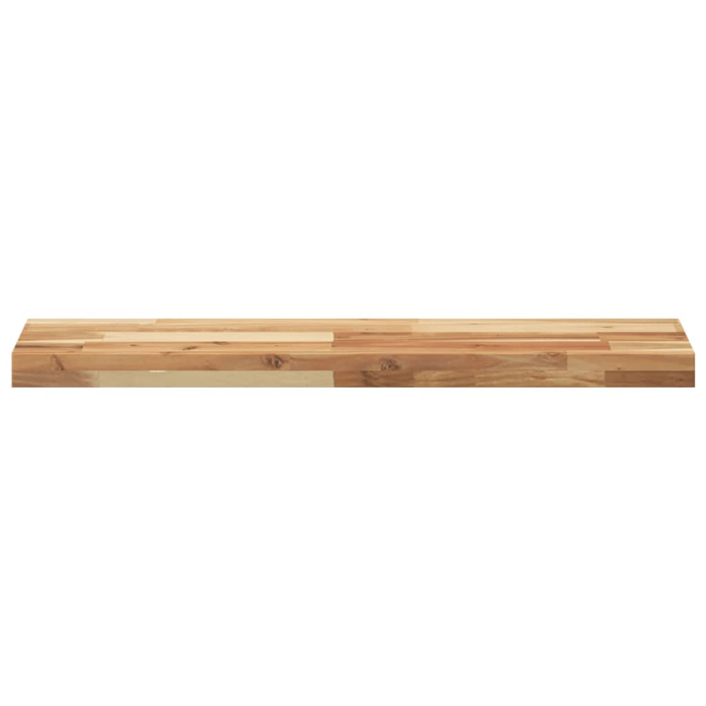 Produktbild för Svävande hyllor 3 st 80x20x4 cm behandlat massivt akaciaträ