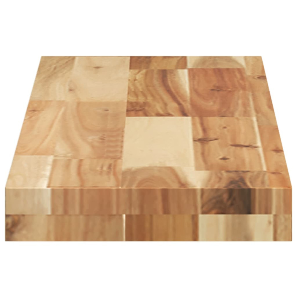 Produktbild för Svävande hyllor 3 st 80x20x4 cm behandlat massivt akaciaträ