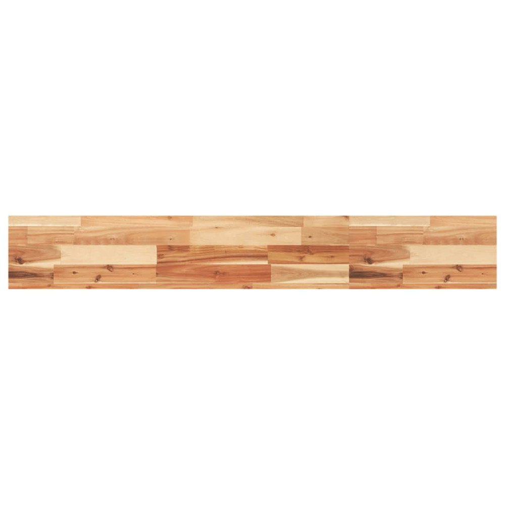 Produktbild för Svävande hylla 120x20x4 cm behandlat massivt akaciaträ