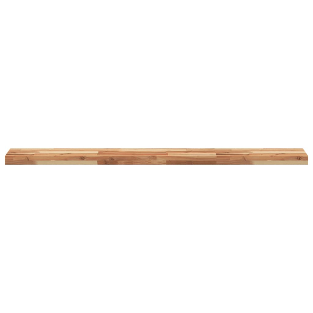 Produktbild för Svävande hylla 120x20x4 cm behandlat massivt akaciaträ