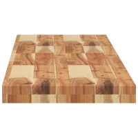 Produktbild för Svävande hyllor 3 st 160x30x4 cm behandlat massivt akaciaträ
