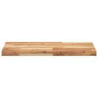 Produktbild för Svävande hyllor 2 st 80x40x4 cm behandlat massivt akaciaträ