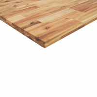 Produktbild för Svävande hyllor 2 st 80x40x4 cm behandlat massivt akaciaträ
