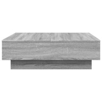 Produktbild för Soffbord grå sonoma 90x90x28 cm konstruerat trä
