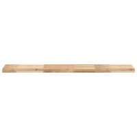 Produktbild för Svävande hylla 140x30x4 cm obehandlat massivt akaciaträ
