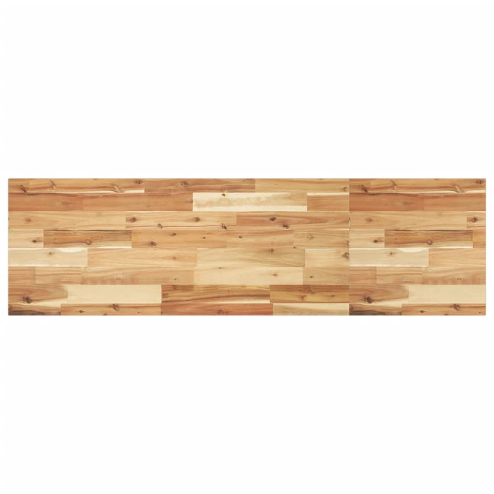 Produktbild för Svävande hyllor 4 st 140x40x2 cm behandlat massivt akaciaträ