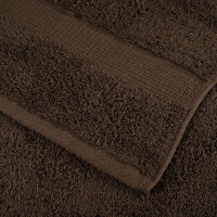 Produktbild för Premium Tvätthanddukar SOLUND 2 st bruna 30x30cm 600gsm