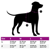 Produktbild för Hundsele med reflekterande ränder Justerbar brun XL