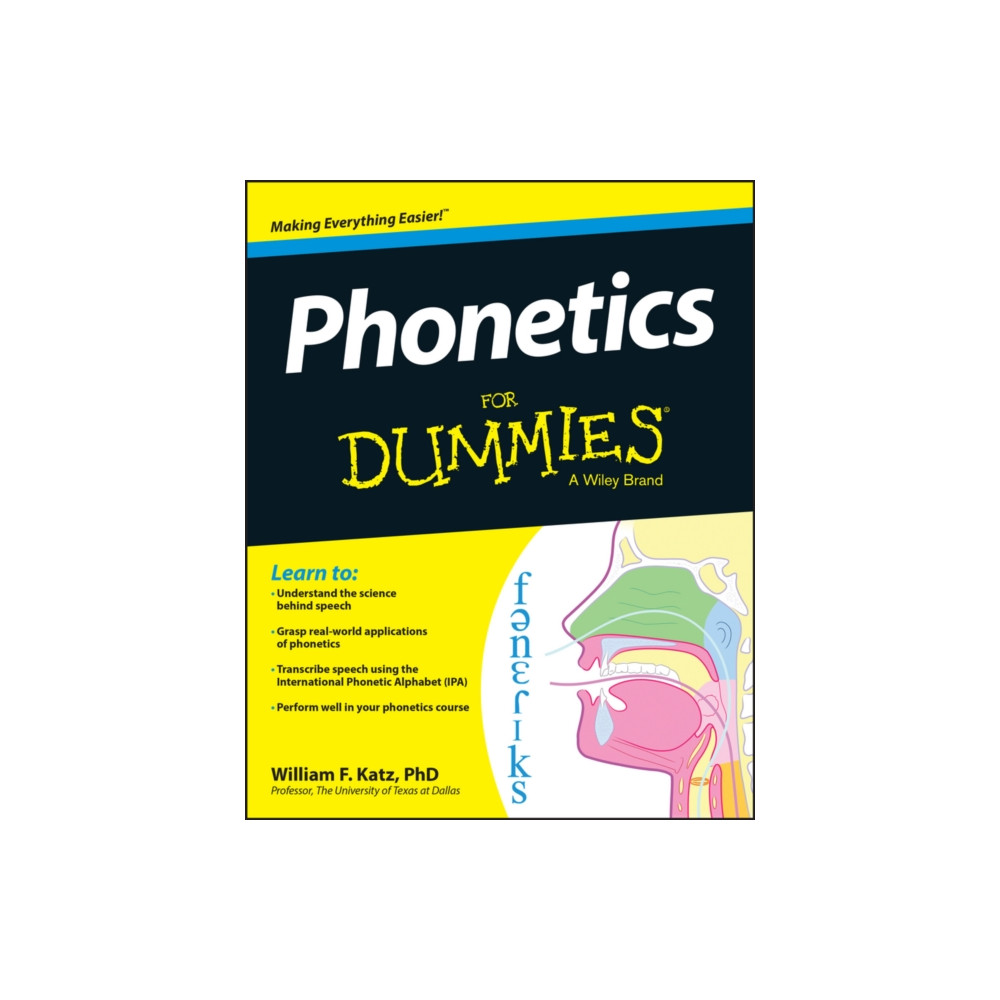 Produktbild för Phonetics For Dummies (häftad, eng)