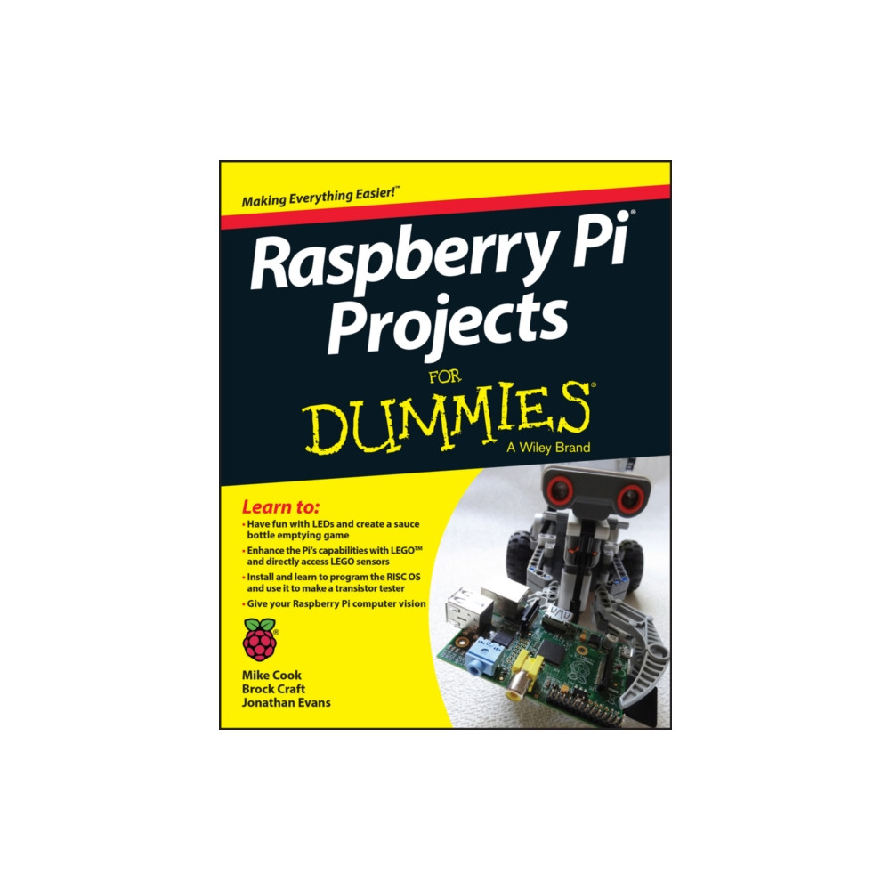 Produktbild för Raspberry Pi Projects For Dummies (häftad, eng)