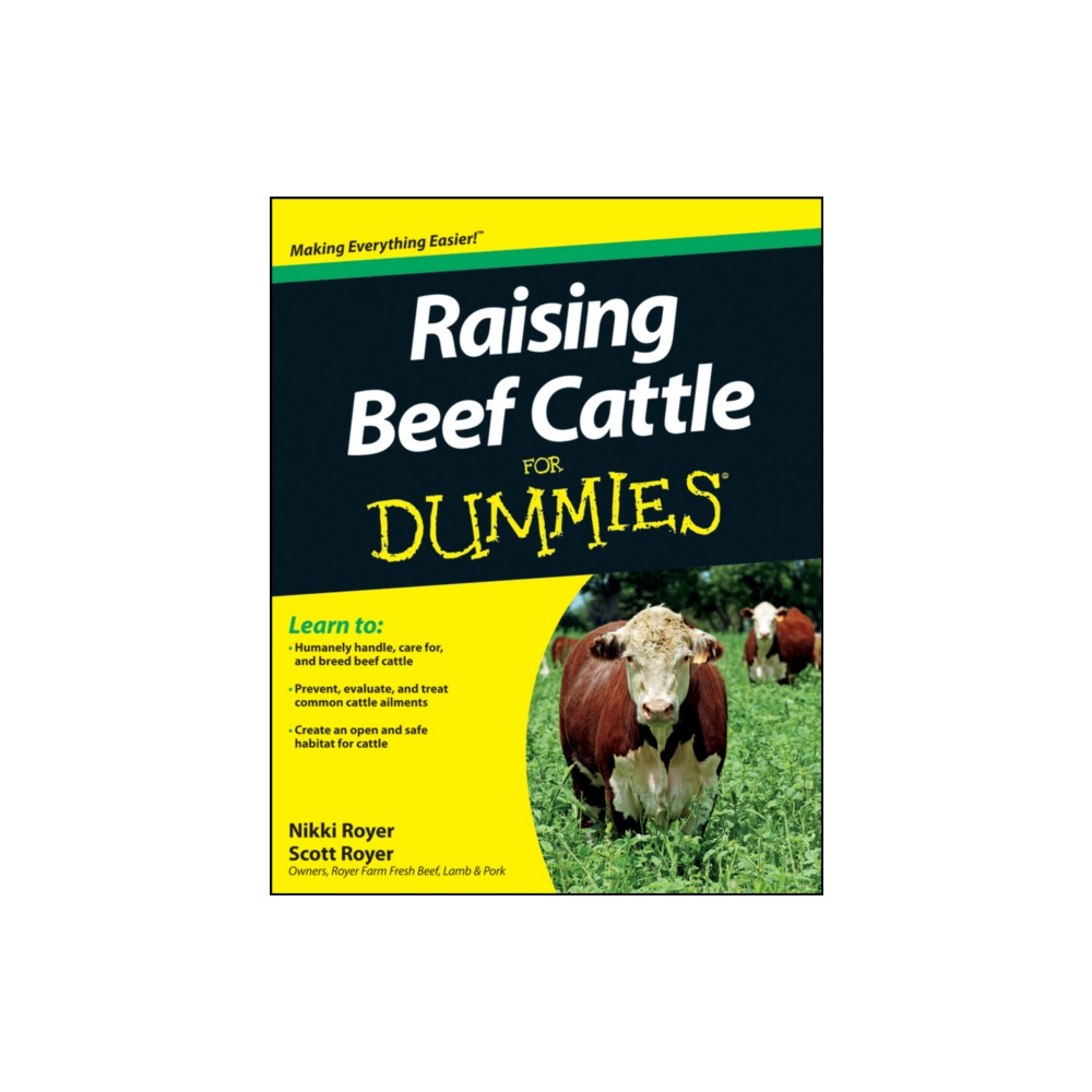 Produktbild för Raising Beef Cattle For Dummies (häftad, eng)