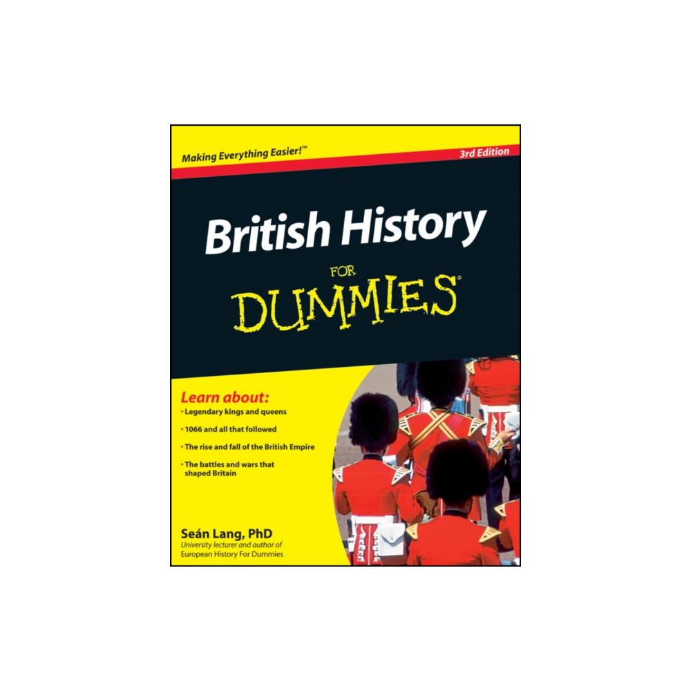 Produktbild för British History For Dummies (häftad, eng)