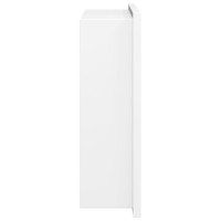 Produktbild för Duschnisch matt vit 32x32x9 cm rostfritt stål