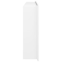 Produktbild för Duschnisch matt vit 62x32x9 cm rostfritt stål