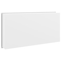 Produktbild för Duschnisch matt vit 62x32x9 cm rostfritt stål