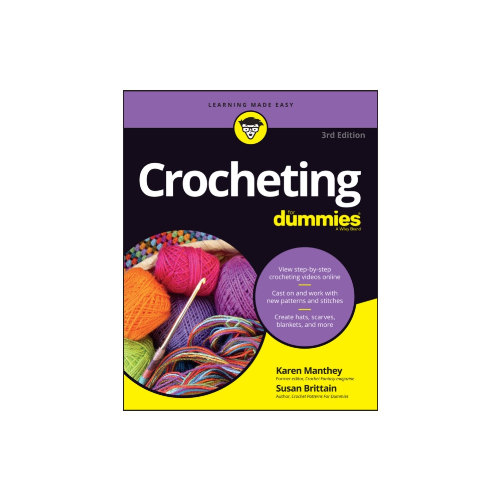Produktbild för Crocheting For Dummies with Online Videos (häftad, eng)
