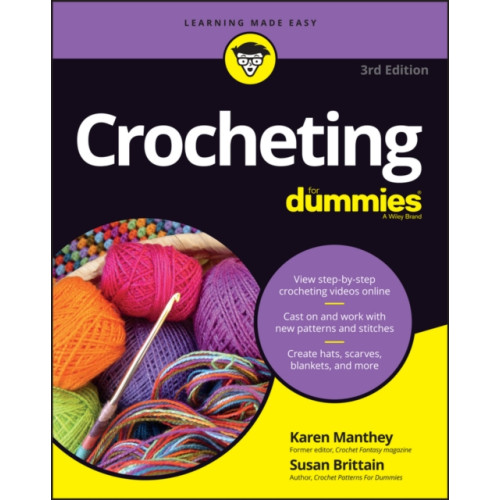 John Wiley & Sons Inc Crocheting For Dummies with Online Videos (häftad, eng)