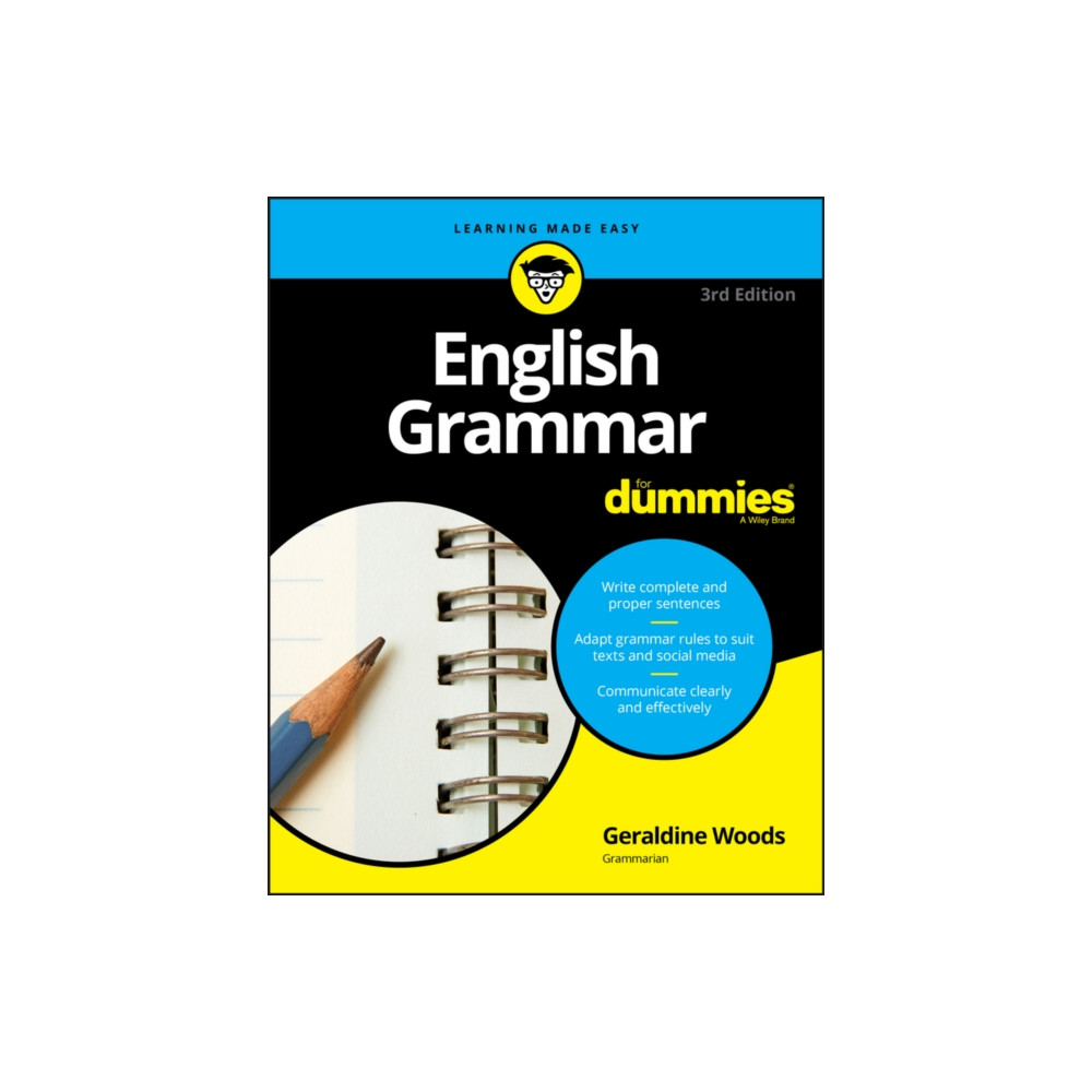 Produktbild för English Grammar For Dummies (häftad, eng)
