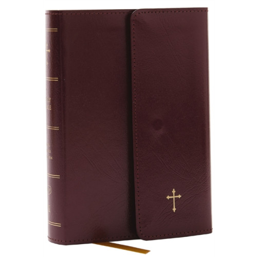 Thomas nelson publishers KJV Holy Bible: Compact with 43,000 Cross References, Burgundy Leatherflex with flap, Red Letter, Comfort Print: King James Version (häftad, eng)