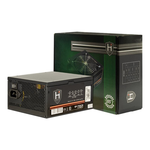 Inter-Tech Elektronik Handels Inter-Tech HiPower SP-750CM strömförsörjningsenheter 750 W 20+4 pin ATX ATX Svart