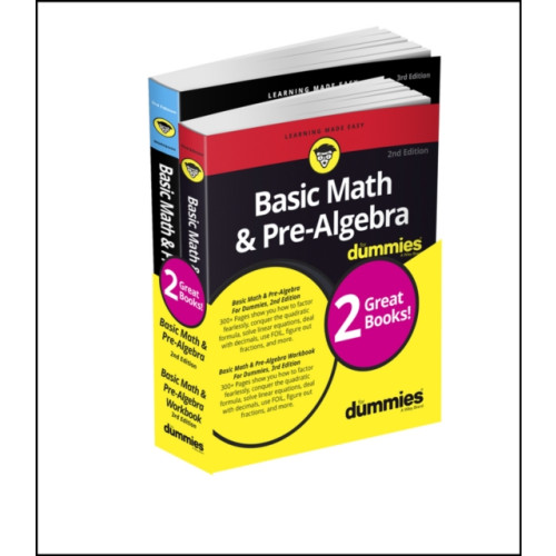 John Wiley & Sons Inc Basic Math & Pre-Algebra For Dummies Book + Workbook Bundle (häftad, eng)