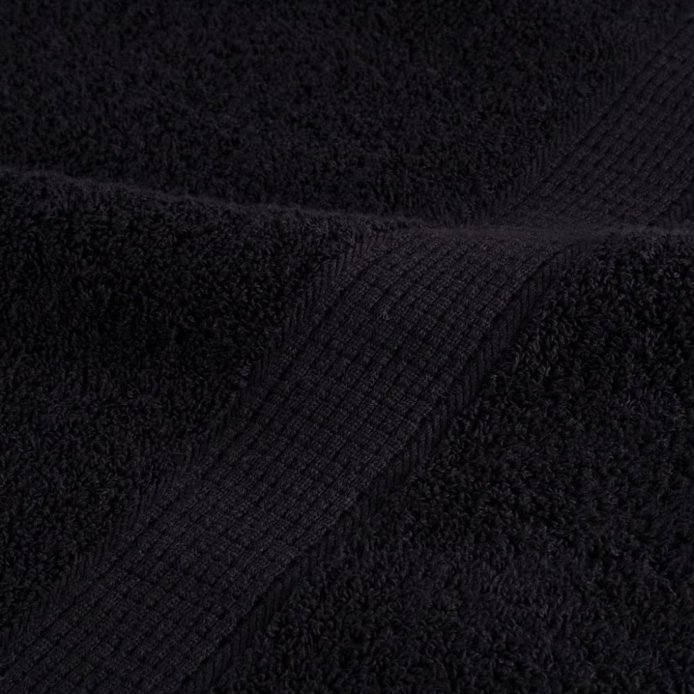 Produktbild för Premium handdukar SOLUND 4 st svart 50x100 cm 600 gsm