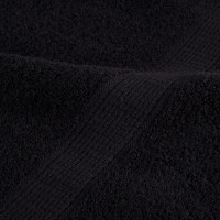 Produktbild för Premium handdukar SOLUND 4 st svart 50x100 cm 600 gsm