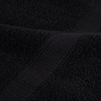 Produktbild för Premium gästhanddukar SOLUND 10 st svart 30x50 cm 600 gsm