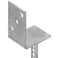 Produktbild för Jordankare 12 st silver 8x6x30 cm galvaniserat stål