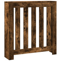Produktbild för Elementskydd rökfärgad ek 78x20x82 cm konstruerat trä